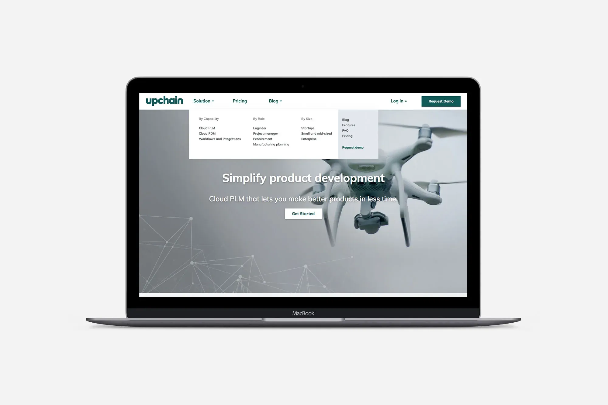 Upchain website
